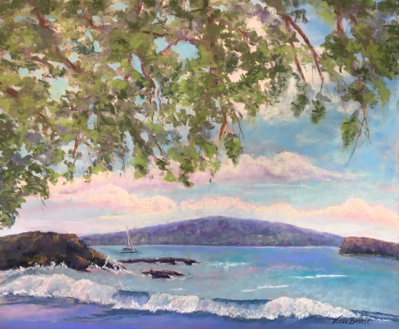 Maui Beach Scene by artist Vicki Brevell